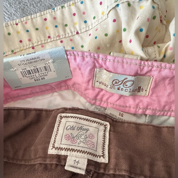 New NWT Bundle of two pairs of girls shorts 
size 14 - Picture 3 of 3